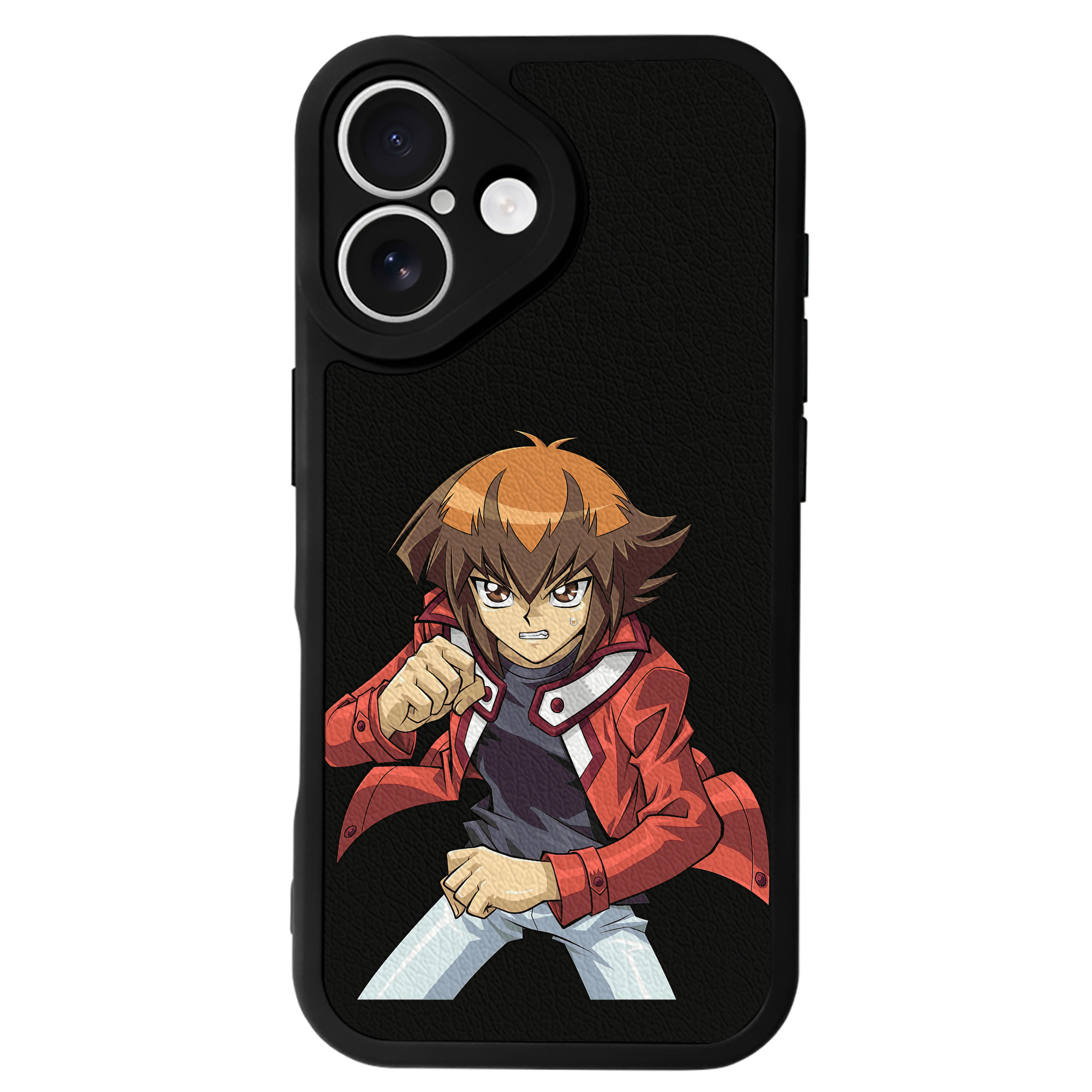 遊☆戯☆王 Yu-Gi-Oh! 【iPhone 16シリーズ対応】シリコンスマホケース（レザー調） 材質：シリコン